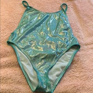 One piece bathing suit